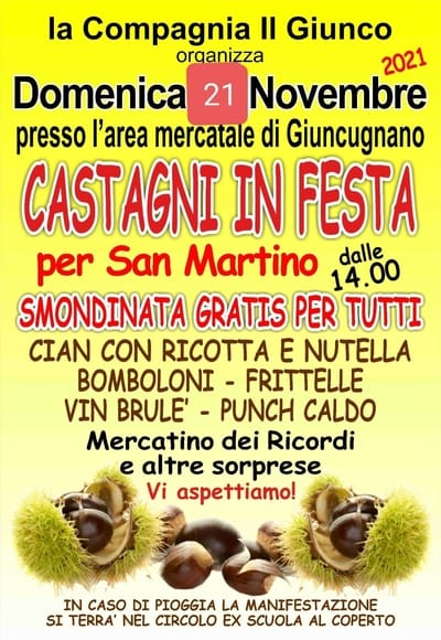 Festa Castagne Giuncugnano 2021