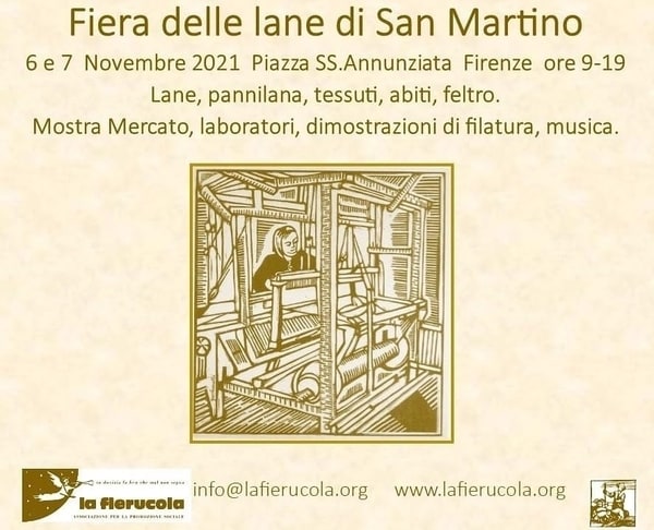 Fiera delle Lane di San Martino Firenze 2021