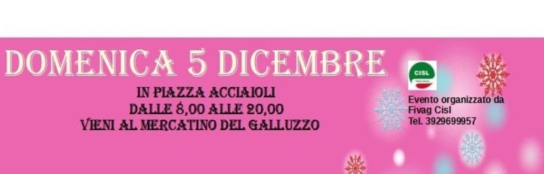Mercatini Firenze 5 Dicembre 2021