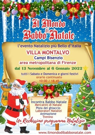 Mondo Babbo Natale Villa Montalvo 2021