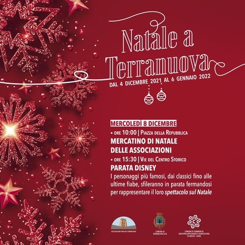 Mercatino di Natale Terranuova Bracciolini 2021