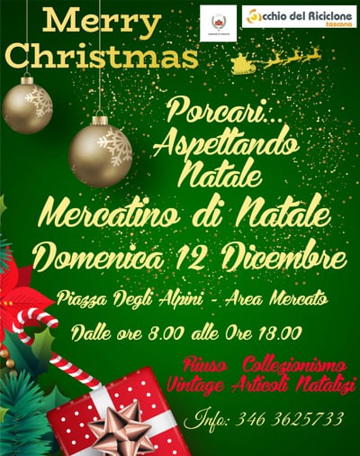 Mercatino Porcari 12 Dicembre