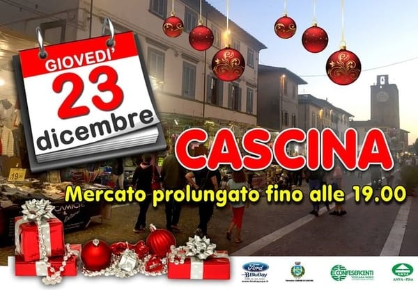 Mercato Cascina 23 Dicembre 2021