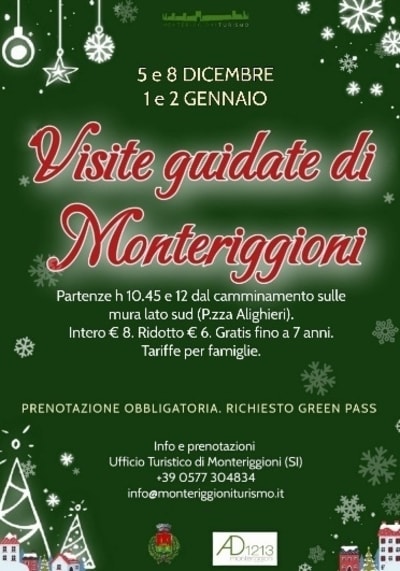 Visite Guidate Monteriggioni Dicembre 2021