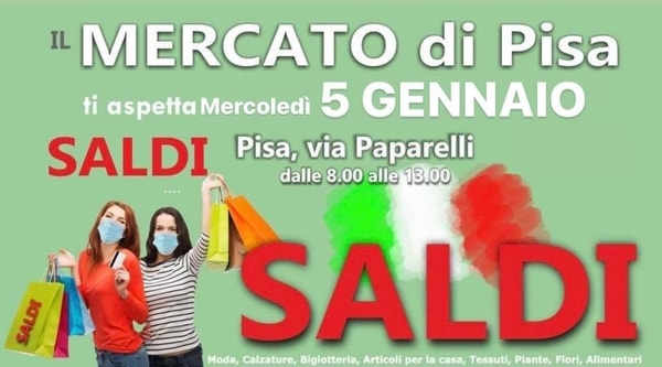 Mercato di Pisa 5 Gennaio