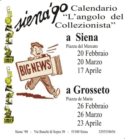 Angolo del Collezionista Siena Febbraio 2022