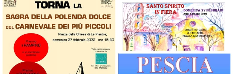 Mercatini Toscana Domenica 27 Febbraio 2022