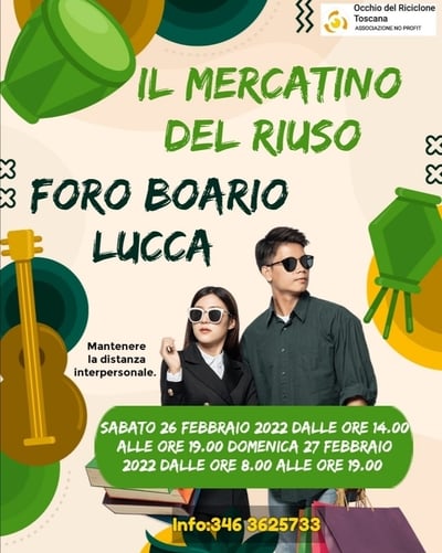 Mercatino Lucca Foro Boario Febbraio