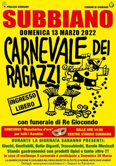 Carnevale Subbiano 2022