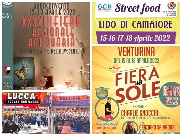 Eventi Toscana Weekend 15 16 17 Aprile 2022