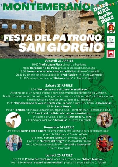 Festa di San Giorgio Montemerano 2022