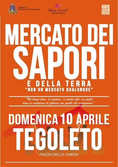 Mercato Tegoleto Domenica 10 Aprile