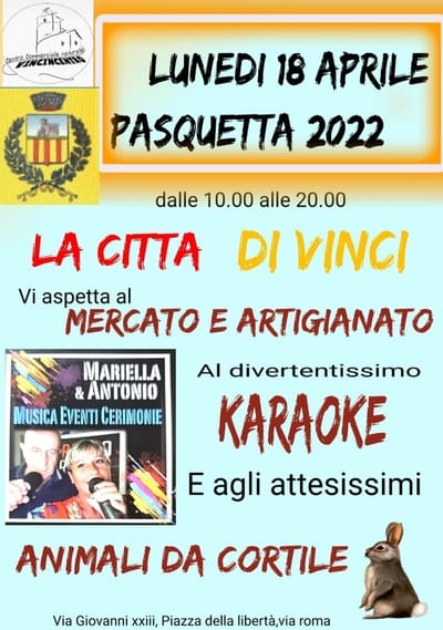 Pasquetta Vinci 2022