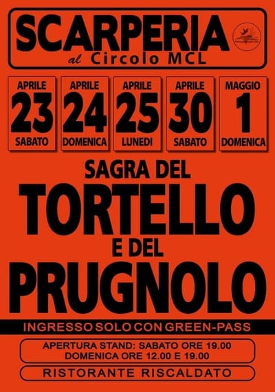 Sagra Tortello e Prugnolo Scarperia 2022