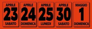 Sagre Toscane 1 Maggio 2022