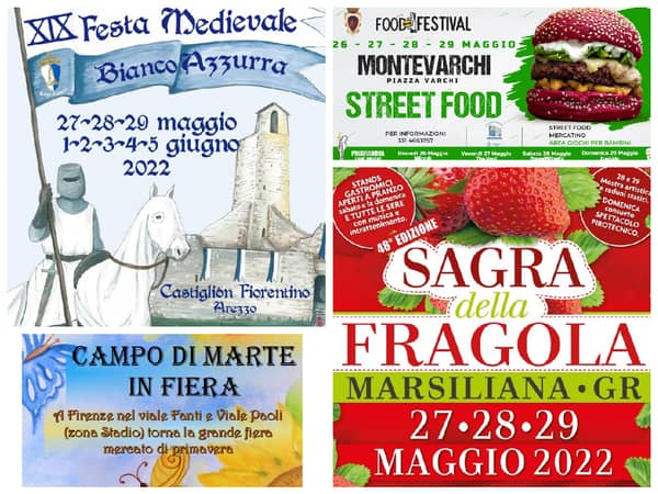 Eventi Toscana Weekend 27 28 29 maggio 2022