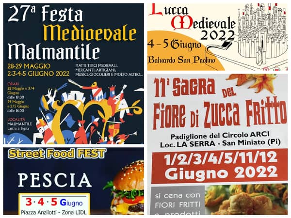 Eventi Toscana Weekend 3 4 5 Giugno 2022