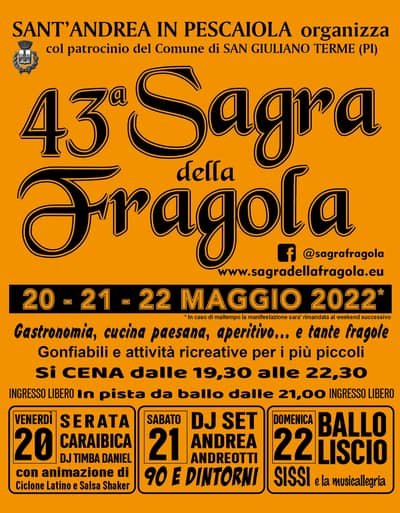 Sagra Fragola Sant'Andrea Pescaiola 2022