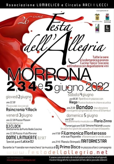 Festa dell'Allegria Morrona 2022