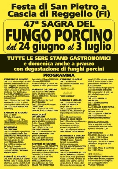 Sagra del Fungo Porcino Cascia 2022
