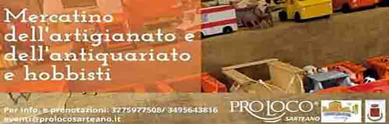 Mercatino dell'artigianato e dell'antiquariato e hobbisti Sarteano Siena - Domenica 17 luglio 2022