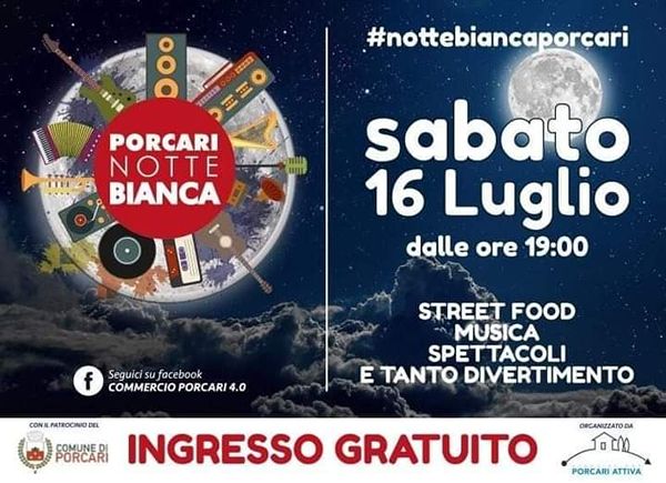 Notte Bianca Porcari 2022