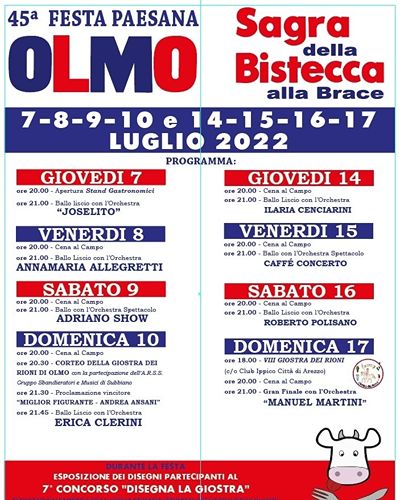 Sagra della Bistecca a Olmo 2022