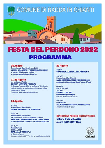 Festa del Perdono Radda in Chianti 2022
