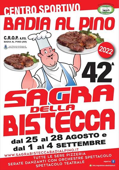 Sagra della Bistecca Badia al Pino 2022