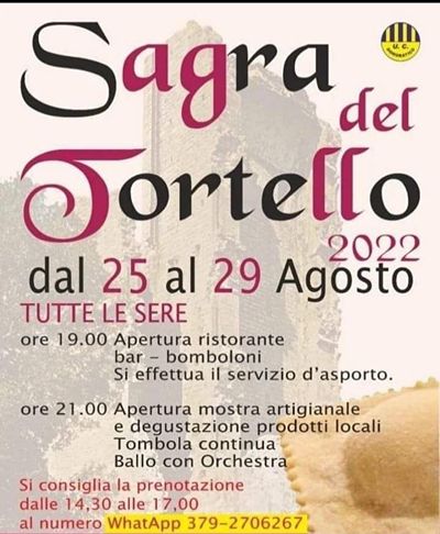 Sagra Tortello Donoratico Agosto 2022