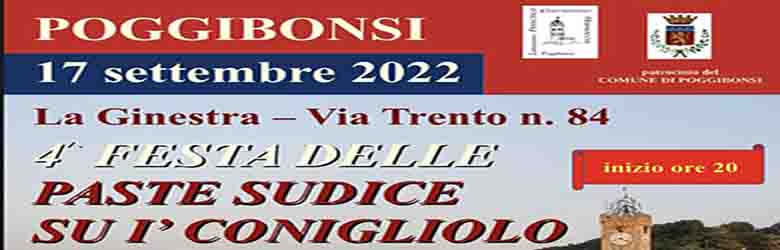 Festa delle Paste Sudicie a Poggibonsi 2022 - Sabato 17 settembre 2022