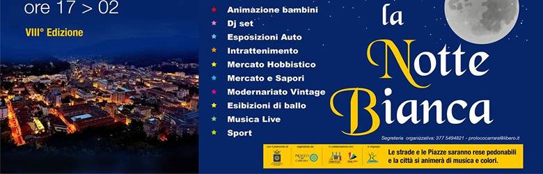 Eventi a Carrara Settembre 2022