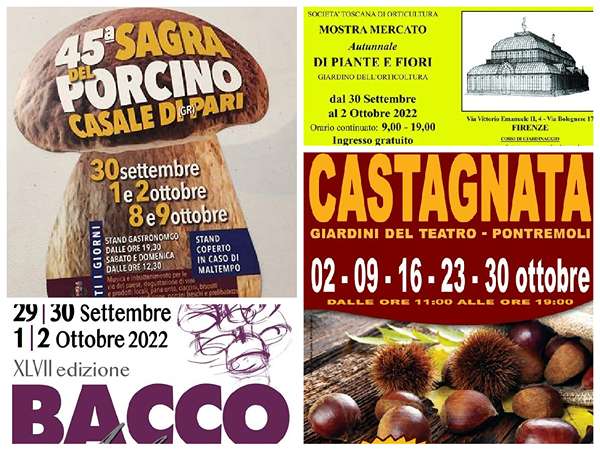 Eventi Toscana Weekend 30 Settembre 1 2 Ottobre 2022