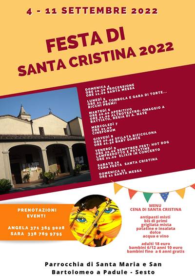 Festa di Santa Cristina a Padule 2022
