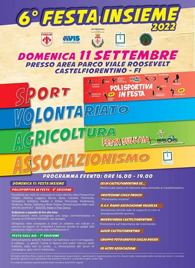 Festa Insieme Castelfiorentino 2022