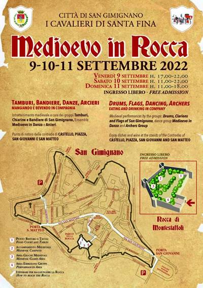 Medioevo in Rocca San Gimignano 2022