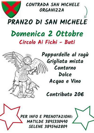 Pranzo di San Michele Buti 2022