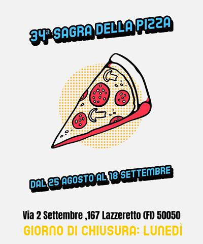 Sagra della Pizza Lazzeretto 2022 