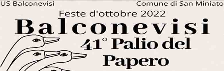 Palio Palio del Papero 2022 a Balconevisi San Miniato 8 e 9 ottobre 2022