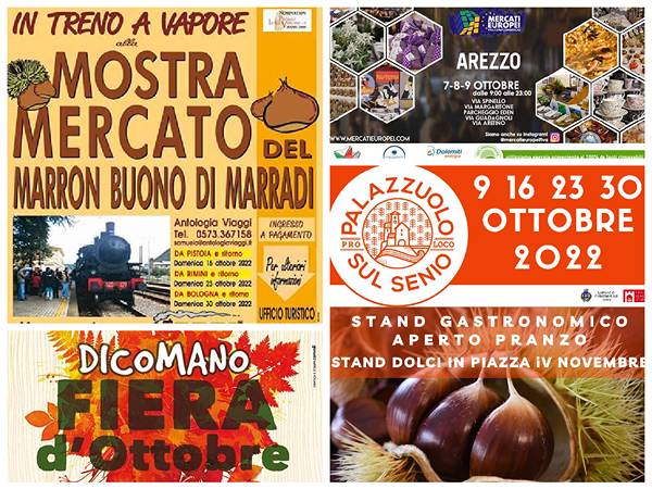 Eventi Toscana Weekend 7 8 9 Ottobre 2022