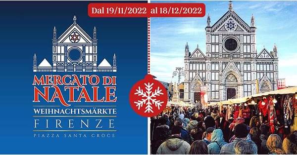 Mercato di Natale Firenze Piazza Santa Croce 2022