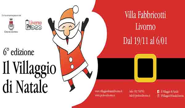 Banner Il Villaggio di Natale a Livorno 2022 - Dal 19 novembre al 6 gennaio 2023
