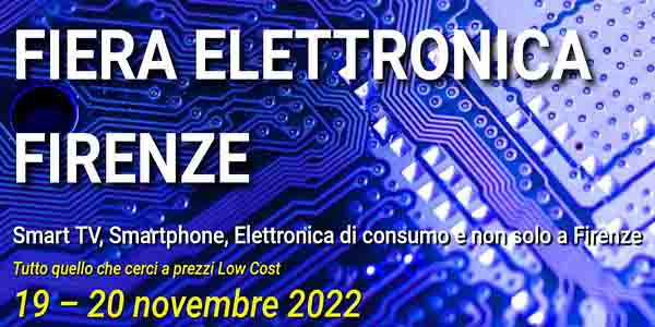 Manifesto Fiera dell'Elettronica a Firenze 19-20 Novembre 2022