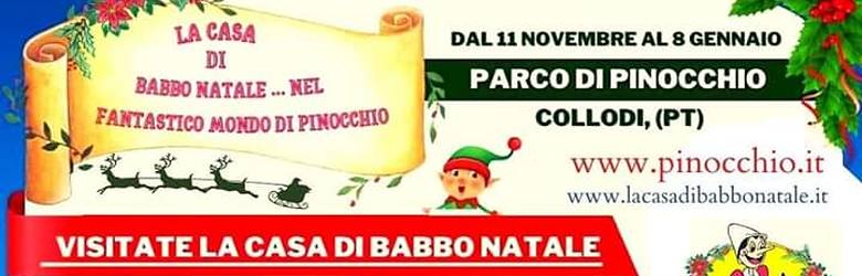 Casa di Babbo Natale Parco di Pinocchio 2022