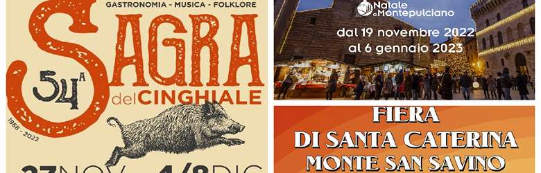 Cosa fare in Toscana 25 26 27 Novembre