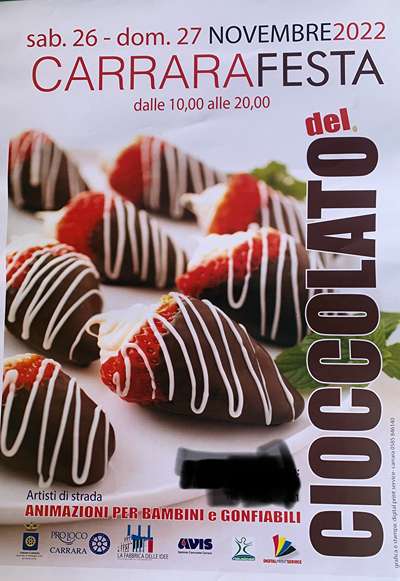Festa del Cioccolato Carrara 2022
