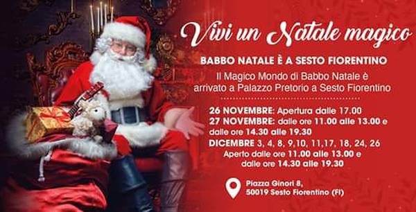 Il Magico Mondo di Babbo Natale a Sesto Fiorentino 2022
