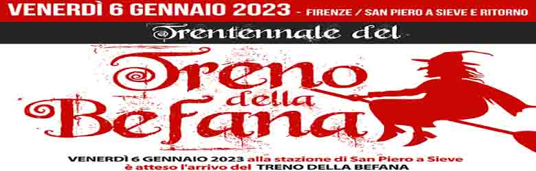 Il Treno della Befana da Firenze 6 gennaio 2023