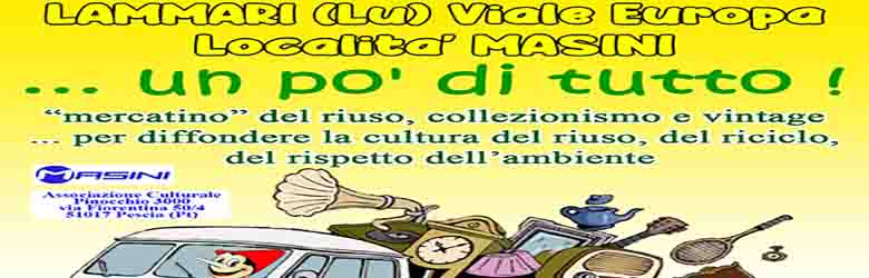 Mercatino del Riuso a Lammari Capannori 8 Gennaio 2023 Mercati in Toscana