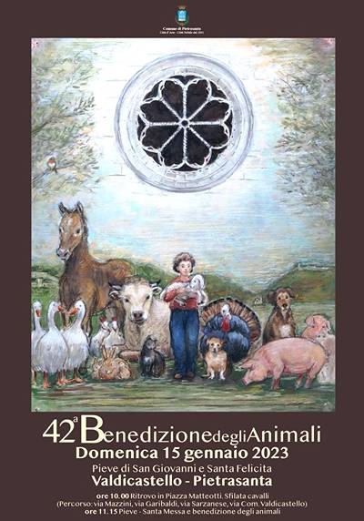 Benedizione degli Animali Pietrasanta 2023